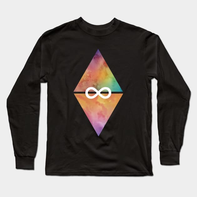 Triangle infinity Long Sleeve T-Shirt by Unelmoija